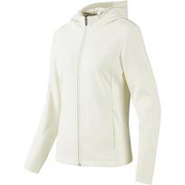 Skechers Basic Sports Series Fashion Comfortable Versatile Hooded Long Sleeve Jacket Women jackets Cotton-Candy-White P424W122-0074 S