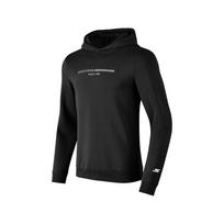 Skechers Basic Sports Series Casual Fashion Warm Knitted Hooded Sweatshirt Men sweatshirt Carbon-Black P423M136-0018 M-170