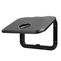 Boat Hatch Deck Cover 14.76x10.63in Waterproofing Rectangle Boat Marine Hatch Lid for Sailboats Yachts Black juoda
