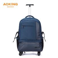 AOKING Verslo kelioninis kuprinė-vežimėlis 20 inch safyro mėlyna spalva