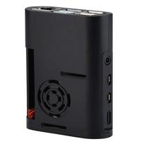ASB for Raspberry Pi 4 Model B, Pi 4B, Pi 4 Heatsink Cooler Shell Case Cover with Cooling Fan juoda