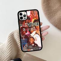 P-playboi Carti I AM MUSIC Phone Case For iPhone 16 Pro Max 15 14 Plus 14 13 12 11 17 PC+TPU Cases Back Cover iPhone 16pro max