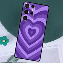 Purple aesthetic Case For Samsung Galaxy S23 S22 S24 Ultra Note 20 10 S8 S9 S10 Plus S20 FE S21 FE Cover Galaxy S9