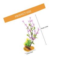 Exquisite Artificial Flower Ornament for Sushi Plate Sashimi Cold Dish Decoration Desktop Hotel Bar Coffee Shop Decor violetinė