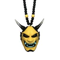 Warrior Assassin Shape Car Hanging Ornaments Creative Personalized Hanging Ornament for Car Living Room Study Office Decor geltona