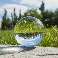 Clear Glass Crystal Ball Deck Decor  Balls Photography Accessories for Friend Family Neighbors Gift 30mm