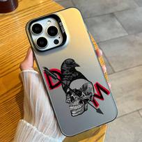 D-Depeche DM Band M-Mode Phone Case For iPhone 16 17 15 14 12 13 Pro Max Black Candy Matte Shockproof Cover iPhone12