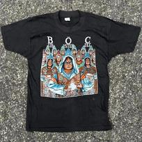Vintage Blue Oyster Cult band graphic short sleeve black shirt KV26048 S įvairiaspalvis