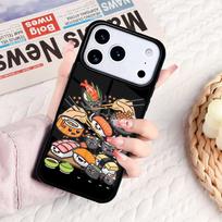 Sushi Soy Fish Phone Case For IPhone 17 16e 15 14 13 12 11 Pro Max Air Mini Soft Protective Cover iPhone 13 Pro Max
