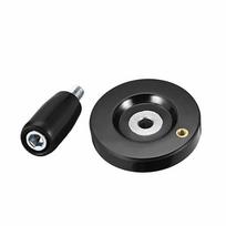 ABBY-Milling Machine Hand Wheel 63Mm Diameter 8Mm Hole Revolving Handle For Precision Adjustments juoda