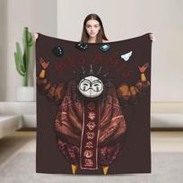 Esquie and rock friends Clair Obscur  Expedition 33 Blankets Flannel Throw Blanket For Living Room Warm Soft Bedspread Gift 80x120cm(31x47inch)