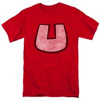 Underdog U Crest T Shirt Mens Licensed Cartoon Merchandise Red XXL
