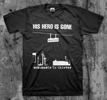 His Hero is Gone 'Monuments To Thieves' T shirt S
