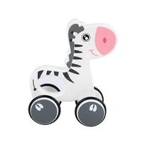 Wooden Animal Pull-Along Toy, Educational Walker for Toddlers 1-3 Years C