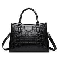Casual PU Leather Large Capacity Tote Bags for Women Fashi Solid Color Zipper Female Shoulder Bag Ladies Handbag Crossbody bag juoda
