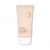 Numbuzin No.3 Porcelain Base-skip Tone Up Beige SPF50+PA++++ 50ml 50ml