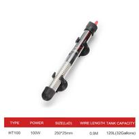 110v-220v Adjustable Temperature Thermostat Heater Rod 25W/ 50W/ 100W/ 200W/ 300W Submersible Aquarium Fish Tank Water Heat EU 220-240V