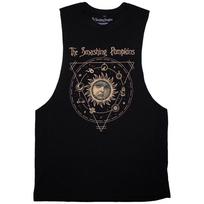 The Smashing Pumpkins Unisex Vest T-Shirt: Celestial Sun (Black) (X-Large) XL