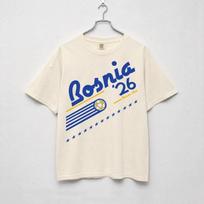 Retro Bosnijos ir Hercegovinos futbolo taurės marškinėliai, 90-ųjų pasaulio komandos grafinis marškinėlis S