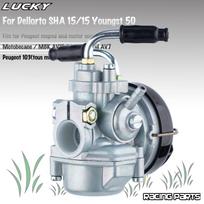 15mm Carburetor For Dellorto SHA 15/15 Bing Vergaser Carb Peugeot 103MBK 51 AV10 AV7 2 Stroke Moped Motor Scooter Mini Bike