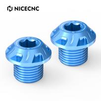 NICECNC For Surron Accessories light bee X S L1E Segway X160 X260 Front Wheel Axle Bolt Nut Sur ron Parts Electric Dirt Bike mėlyna