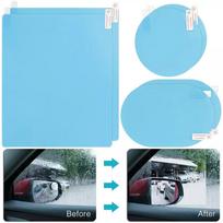 6PCS/Set Anti-Light Car Mirror Protective Film Waterproof Clear Protective Film Rain Shield Anti-Glare Auto Exterior Accessories 6Pcs