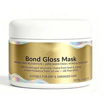 ParisBond Gloss Mask Naturels Deep Repair Hair Mask - Moisturizing, Smoothing, Damage Restoration - 200ml