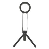 Creative Phone Tripod Carabiner Foldable Magnetic Phone Tripod Dual-sided Magnet Tripod  Vlog juoda