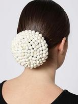 @Traditional White Buds Hair Juda Accessory for Women and Girls UK381 50%OFF