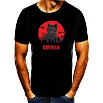 Cat Zilla Godzilla Cat Print Unisex T-Shirt S