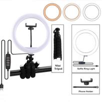 Light Ring With Tripod Round Ring Lamp Led Lights Stand Selfie Photography Lighting Photo Studio For Makeup Video Vlog Set USB