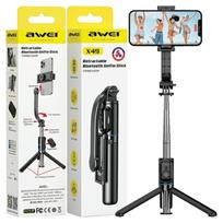 Awei Selfie Stick X49 juoda/juoda