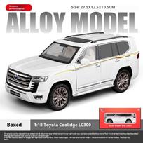 1/18 Scale Toyota Land Cruiser LC300 SUV Alloy Car Diecast Model Sound Light Toy Home Decoration Ornaments Collection Gift Kid Toy balta