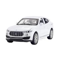 1/32 Scale Maserati Levante SUV Alloy Car Model Diecast Metal Toy Sound & Light Pull Back Toy Collection Miniature Car Toys Gift balta