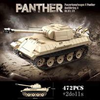 Ww2 Military World War German Tiger I heavy tank Building Blocks Bricks Kid Educational Toys for Children Boy Christmas Gifts no box