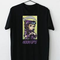Hookups Sakteboard Grim Reaper Girl T-Shirt S juoda