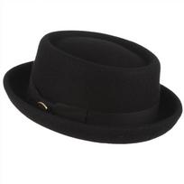 Lightweight Gentleman Derby Hat Carnival Soft Trilby Hat for Masquerade Party 1 juoda