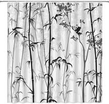 Paw Print Shower Curtain Gray Cat Dog Footprint Cute Lovely Pet Lover Cartoon Abstract Polyester Fabric Bathroom Decor Curtain 90x180cm