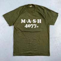 MASH Army Screen Stars 80s VTG T Shirt Sun Run 4077 Green Hot Rods Cool Large 2XL