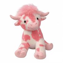 Premium Pink Highland Cow Plush Toy - Soft, Cuddly Scottish Coo for Kids' Playtime and Collecting
