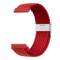 20mm 22mm Band for Samsung Galaxy Watch 7/4/6 classic/5 Pro/Gear s3 44mm 40mm Nylon braided bracelet correa Galaxy watch 6 strap Galaxy 7 44mm 40mm raudona