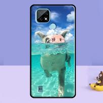 Cute Pink Pig Case For Realme GT 6 6T GT 7 Pro C75 C67 C61 C55 C53 C51 C21Y C25S 10 11 12 13 14 Pro Plus Realme C21Y C25Y
