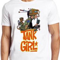 Tank Girl T Shirt Charlie Don t Surf Retro Cool Top Tee S įvairiaspalvis