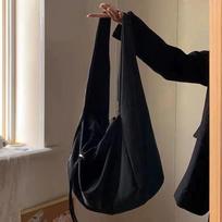 Nyl Crossbody Bags for Women Totes Folds Underarm Canvas Bag Female Large Capacity Casual Handbag Women's Bags Satchel Purses juoda