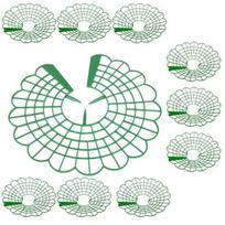 Strawberry Plant Support Stand, Plastic Strawberry Growing Rack with 3 Legs, Easy to Assemble, Strawberry Growing Frame for Keeping Fruit Elevated to 10pcs