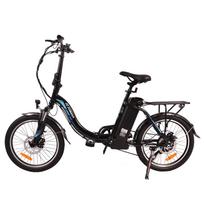KAISDA K7 Sulankstomas Elektrinis Dviratis Suaugusiems, Baterija 36V12.5Ah 594Wh, 250W Variklis Be Šepetėlių, 40km Nuotolis, 20*3.0 Colių Padangos. juoda