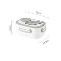 Portable Leakproof Bento Lunch Box, Microwave Safe Salad Food Container With Sauce Box for Student Office Daily Use 8 inch balta
