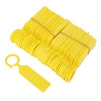 100Pcs Red Plastic Plant Tags High Quality Garden Plant Hanging Collar Labels for Botanical Nursery Tree Identification 11x24cm geltona
