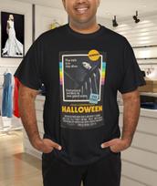 Halloween Movie Vhs Tape Unisex T Shirt Mens Womens Tees Top 4XL