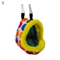 Soft Warm Sleeping Bag Cave Cage Hut Hammock Bird Bed Parrot Toy Tent S